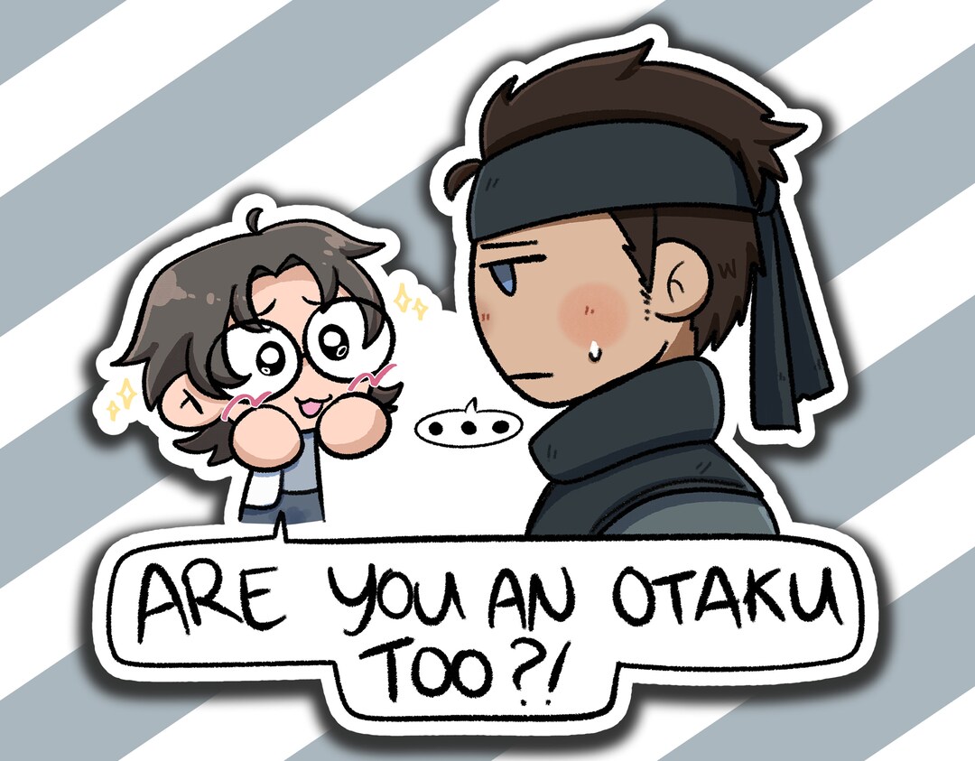 Metal Gear Solid Otaku Sticker - Etsy
