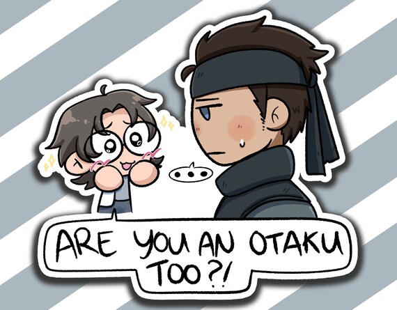 metal gear solid otaku sticker