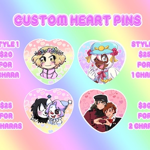 Custom Heart Button Commisssions
