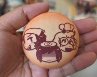 Delatrune Chapter 3 Pancake Plush Pin