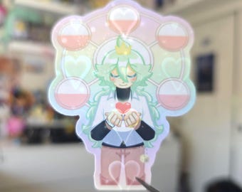 n harmonia 3" holographic sticker