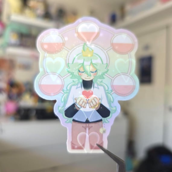 n harmonia 3" holographic sticker