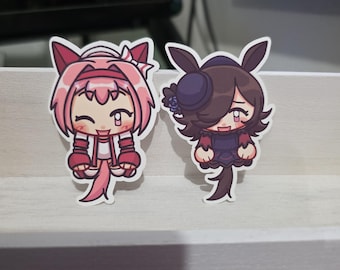 umamusume haru urara rice shower 2.5" stickers