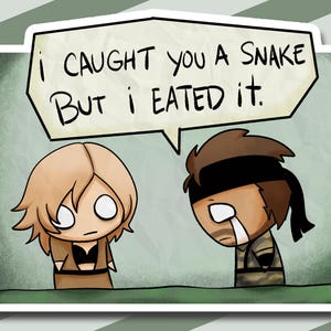 metal gear solid 3 naked snake eva sticker