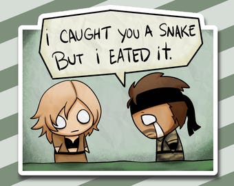 metal gear solid 3 naked snake eva sticker
