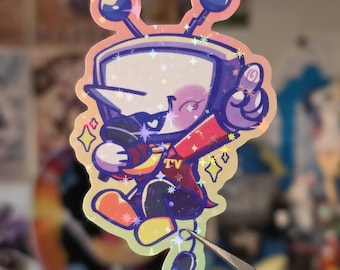 Deltarune Chapter 3 Tenna Holographic 3" Sticker