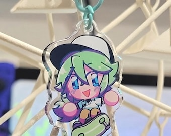 N Harmonia Skateboard Acrylic Charm