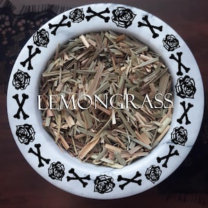 Lemongrass, One Ounce, Dried Herbs, Candle Making, Incense Making, Apothecary, Spell Work, Hoodoo, Santeria, Herbs, Wiccan, Witchcraft, Herb