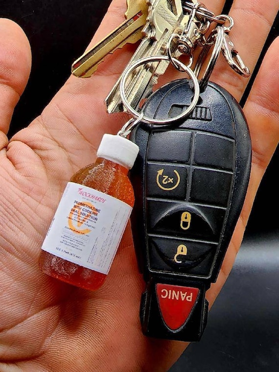 Lean Bottle Stash Keychain Stash Keychain - Motorpickle Supply