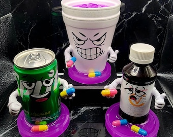 Figuras de alijo, conjunto de contenedores de almacenamiento