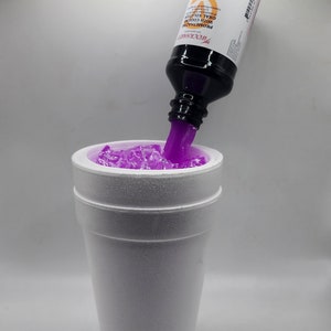 Présentoir verseur maigre avec glace pilée
