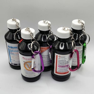 小物 Lean Bottle Stash Keychain Lean Bottle ( Stash ) Keychains - Etsy