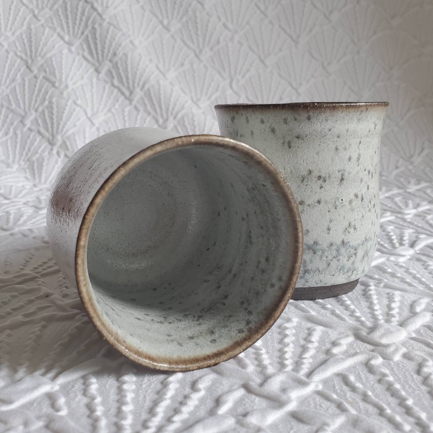 Pair of Ceramic Tumblers Handmade Stoneware Tumbler Set of Etsy