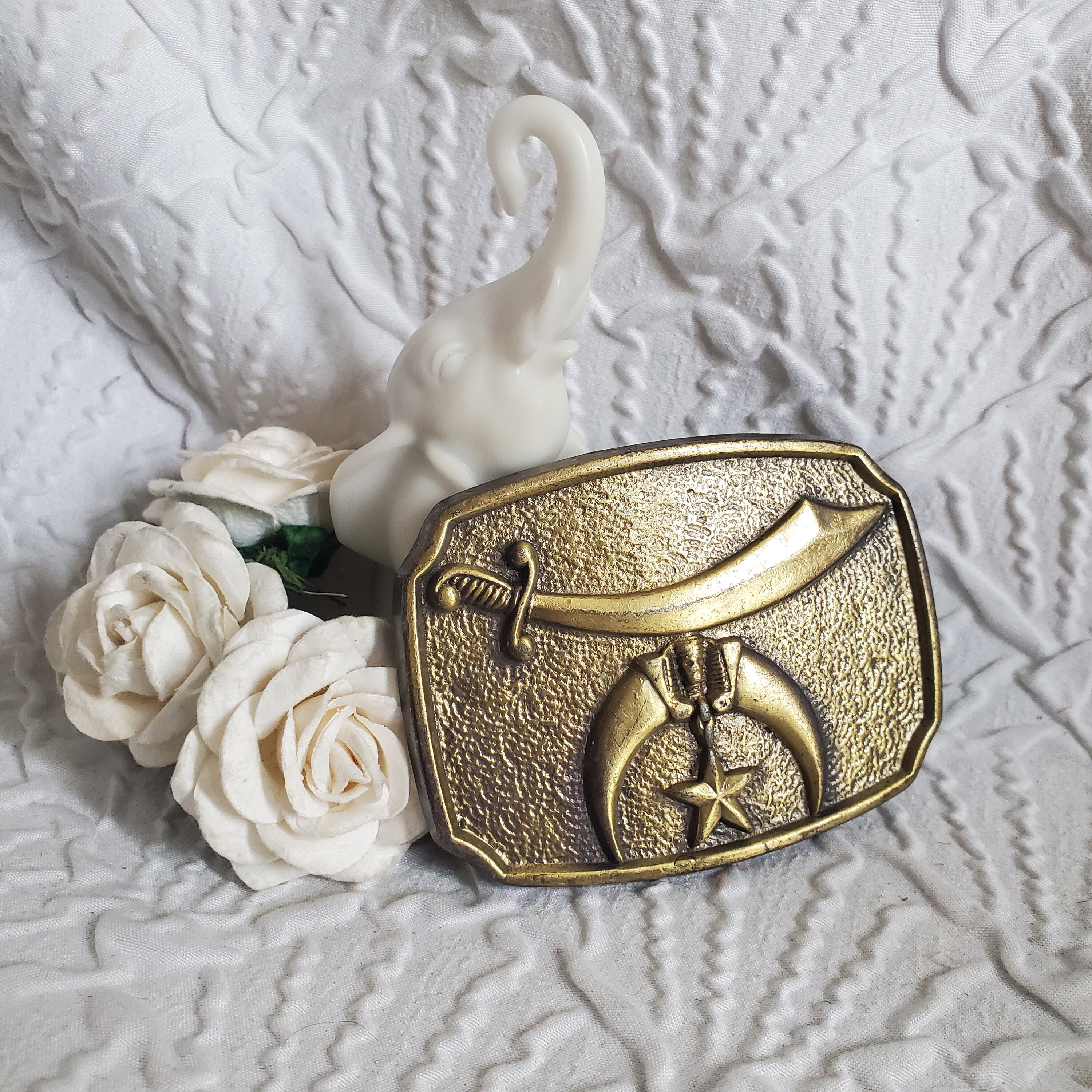 Shriner belt buckle cheap