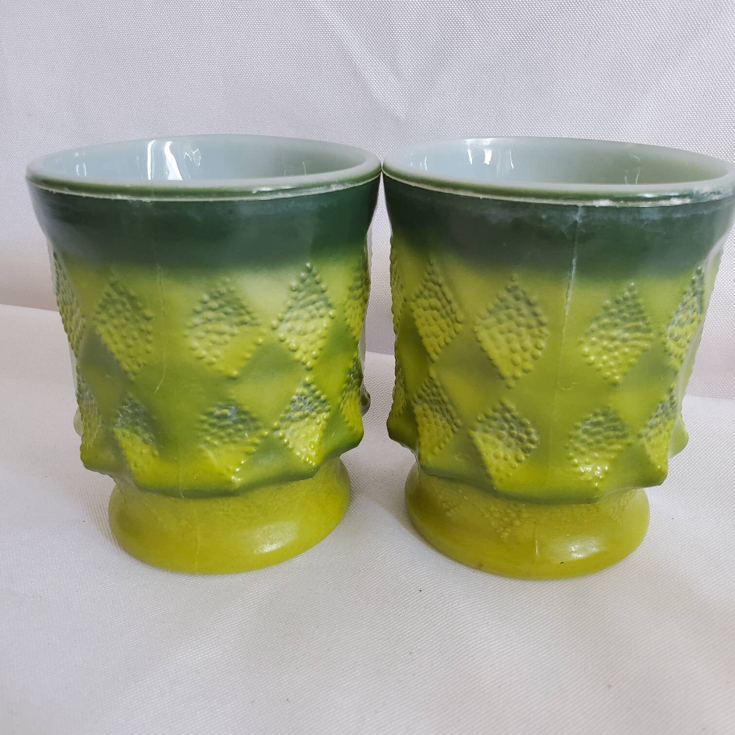 1960s Fire King Stacking Mug Avocado Green Tea Mug Vintage Etsy
