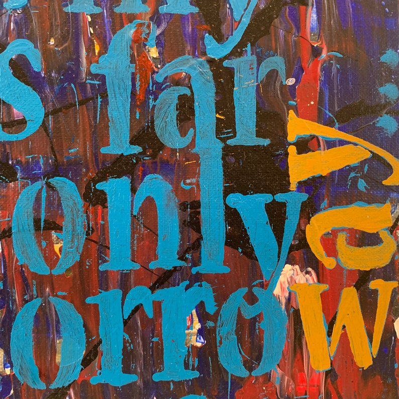 Download Music Art Affordable Art Cool Wall Painting Dave Matthews Band Art Small Abstract Painting Unique Home Decor Painting Art Collectibles Baby Land Co Il