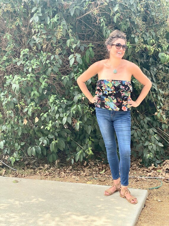 Floral Tube Top - image 1