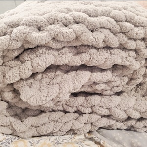 Crochet Blanket - Chunky Crochet - Baby Blanket - Baby Shower Gift - Knitted Blanket - Handmade - Birthday Gift - Throw - Nursery Decor