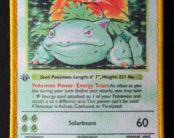 Venusaur 1st Edition Patch - 2.5” x 3.5”