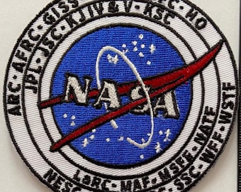 Emblema oficial de todos los centros de la NASA: parche de astronauta, 3,5"