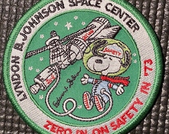 NASA Johnson Space Flight Center - Zero In on Safety - Houston - JSC Patch - 3.5”