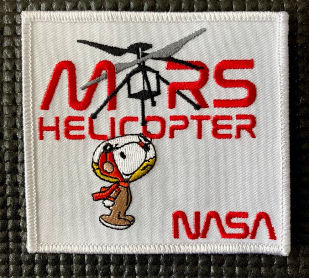 NASA Mars Helicopter Space Patch- 3.5