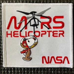 NASA Mars Helicopter Space Patch- 3.5&quot; Diameter