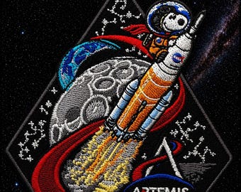 NASA Artemis Astronaut Program Moon Mission Space Patch- 3.5”