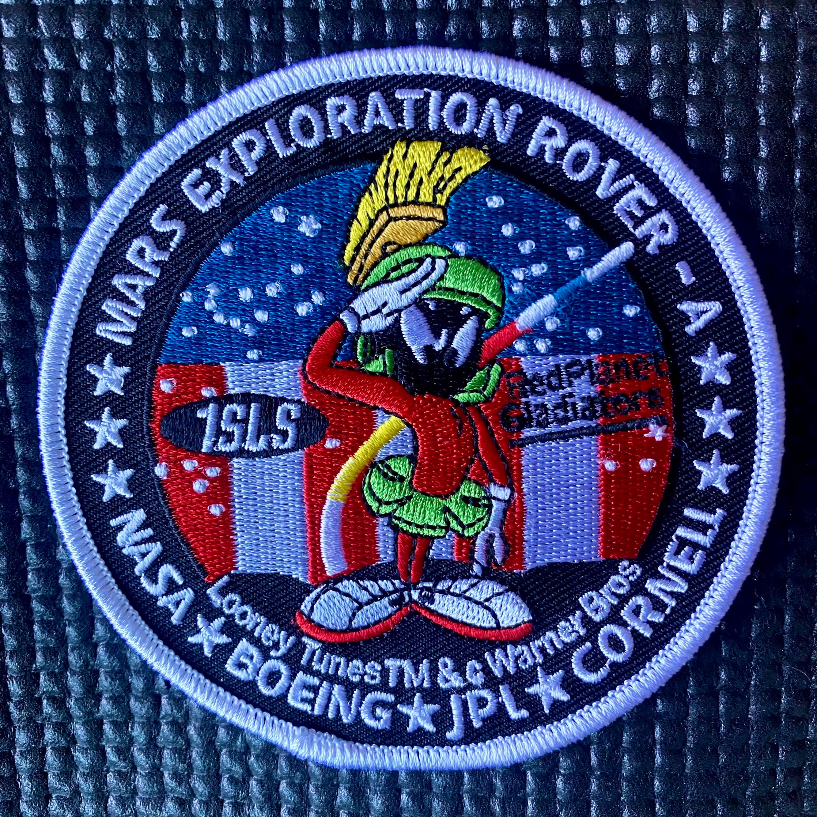 NASA JPL Marvin the Martian Patch Mars Exploration Rover Space