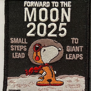 NASA Moon Mission 2025 Space Patch - Artemis Program - 3.5”