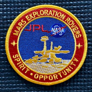 NASA JPL Mars Curiosity Exploration Rover Space Mission Patch - 3.5”