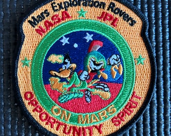 NASA JPL Spirit and Opportunity Mars Rover Space Patch- 3.5" Diameter