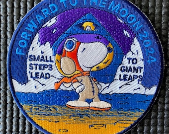 Parche espacial de la NASA "Rumbo a la Luna 2024" - 3,5"