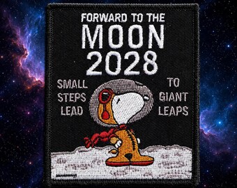 NASA Moon Mission 2028 Space Patch - Artemis Program - 3.5”