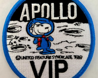 Parche espacial de la misión lunar Apolo de la NASA - Programa Apolo - 3,5”