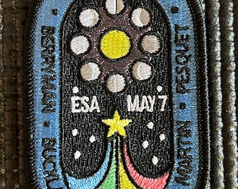 Parche de la Estación Espacial Internacional de Coldplay, ESA y NASA (11,4 x 6,35 cm)