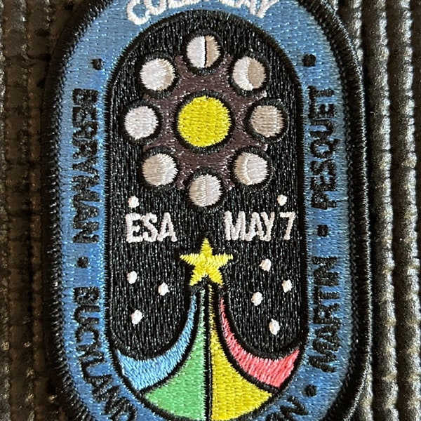 Coldplay ESA NASA International Space Station Patch - 4.5” X 2.5”