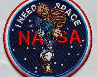 NASA I Need My Space Patch - 3.5”
