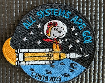 ¡Todo listo para la NASA! Parche espacial de la misión Artemisa a la Luna - 3.5"