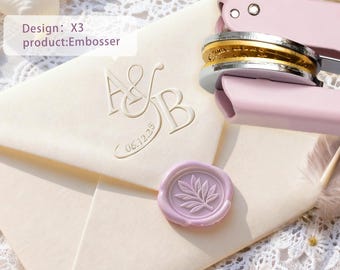 Grabador de monogramas personalizado para bodas, grabador de bodas, grabador de sobres e invitaciones, personalización de logotipos, grabador de servilletas