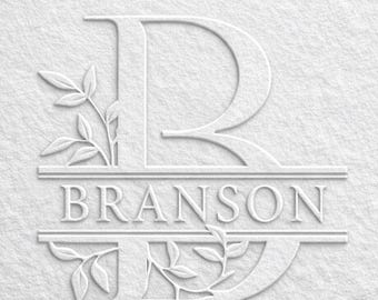 Sello de boda personalizado, sello de monograma personalizado, sello de servilleta, sello de iniciales personalizado, sello de invitación