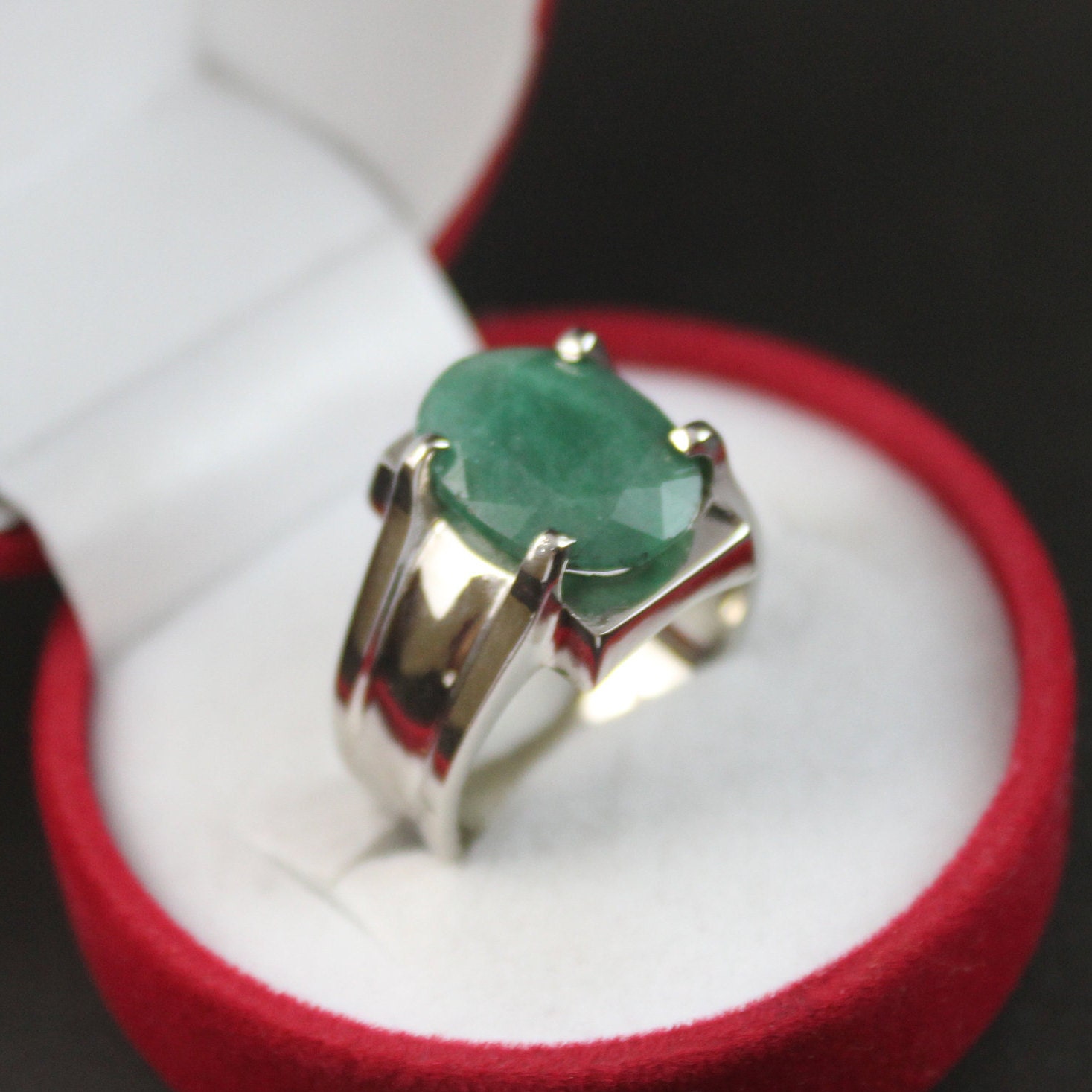 Buy Cuonna Gems Gallery 7 Adjustable Panchdhatu Emerald Ring For Men &  Women पन्ना रत्न ओरिजिनल रिंग Panna Stone Original Certified Ring  Panchratna Ki Anguthi With Huge Shining & Beautiful Green Color
