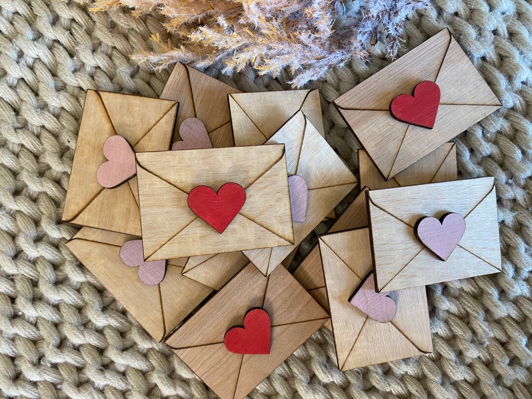 Love Envelopes Love Letters Wooden Love Envelopes