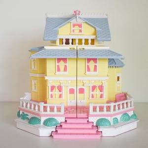 Vintage Polly Pocket Pop-Up Clubhouse 1995 Pollyville Bluebird