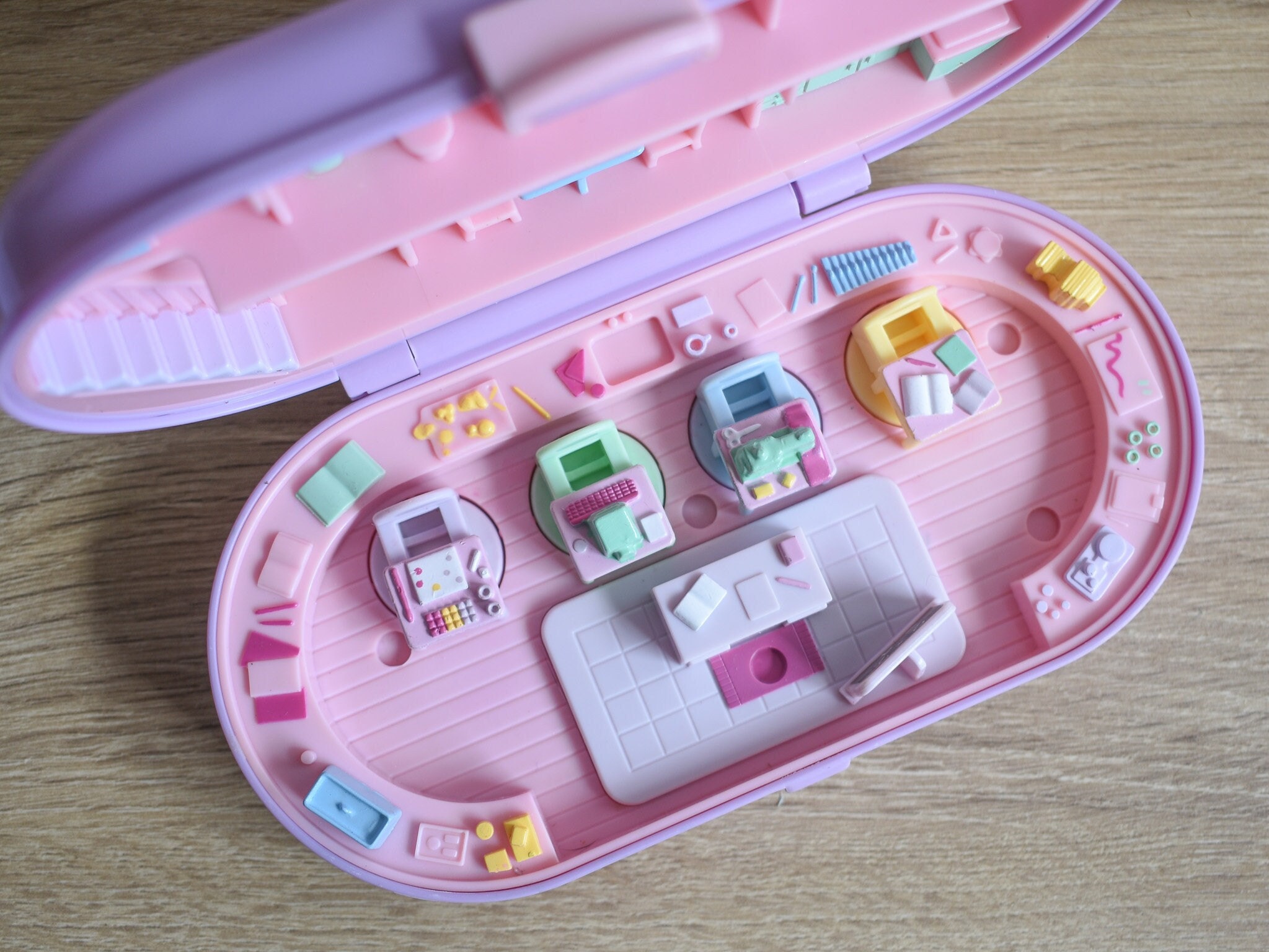 POLLY POCKET STAMPIN School 1992 Classe Bluebird Toys EUR 29,99