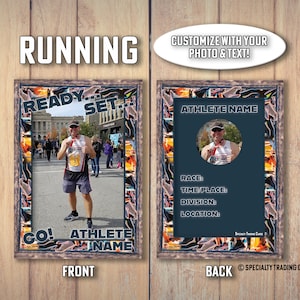 Cartão de negociação de corrida • Cartão de negociação impresso personalizado • Cartão de esportes personalizado • Cartão de negociação personalizado • por @SpecialtyTradingCard