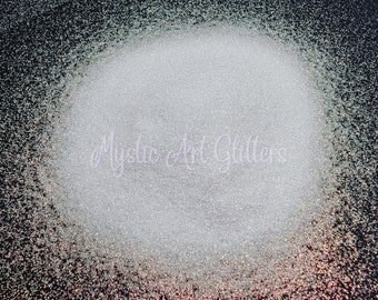 Biodegradable Glitter - White Extra Fine Iridescent Eco Friendly Glitter