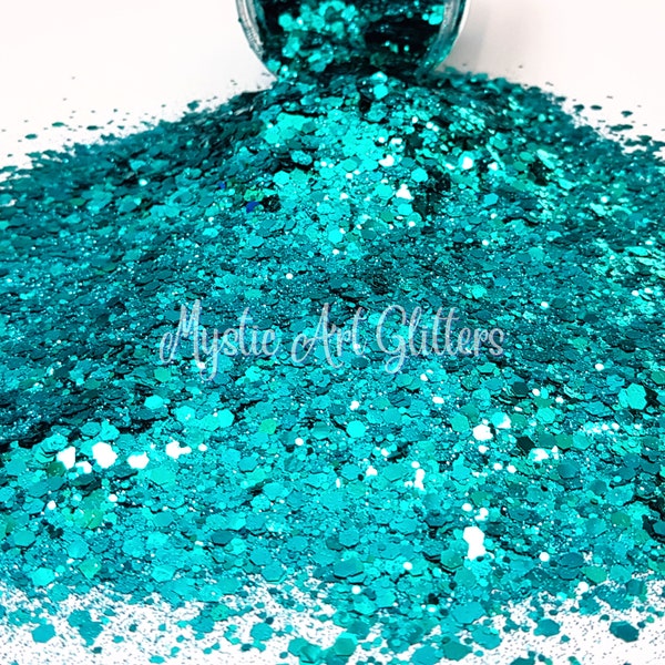 Glitter Mix - Bon Voyage | Mixed Size Glitter Ideal for Resin Art | Slime | Festival Fun | Nail or Body Glitter | Crafts | Tumbler Making