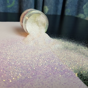 Glitter - Mystic Pearl | Very fine Iridescent | Resin Art | Slime | Festival Fun | Nail or Body Glitter | Crafts | Tumbler