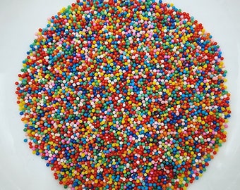 Multicoloured Balls | Ideal for Resin Art | Slime | Crafts | Tumbler Making | Deco | Sprinkles | Hundreds and Thousands